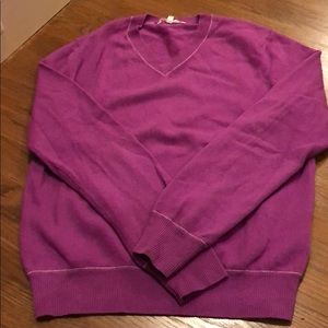 Gorgeous purple Comme de Garçon v neck sweater